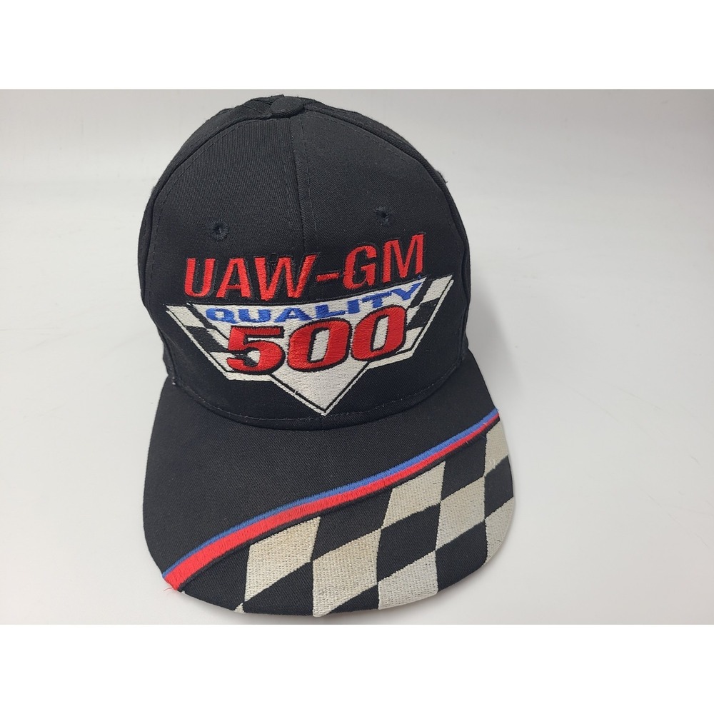 Vintage UAW-GM Quality 500 Lowes Motor Speedway Snapback (Fits Small) Hat Cap